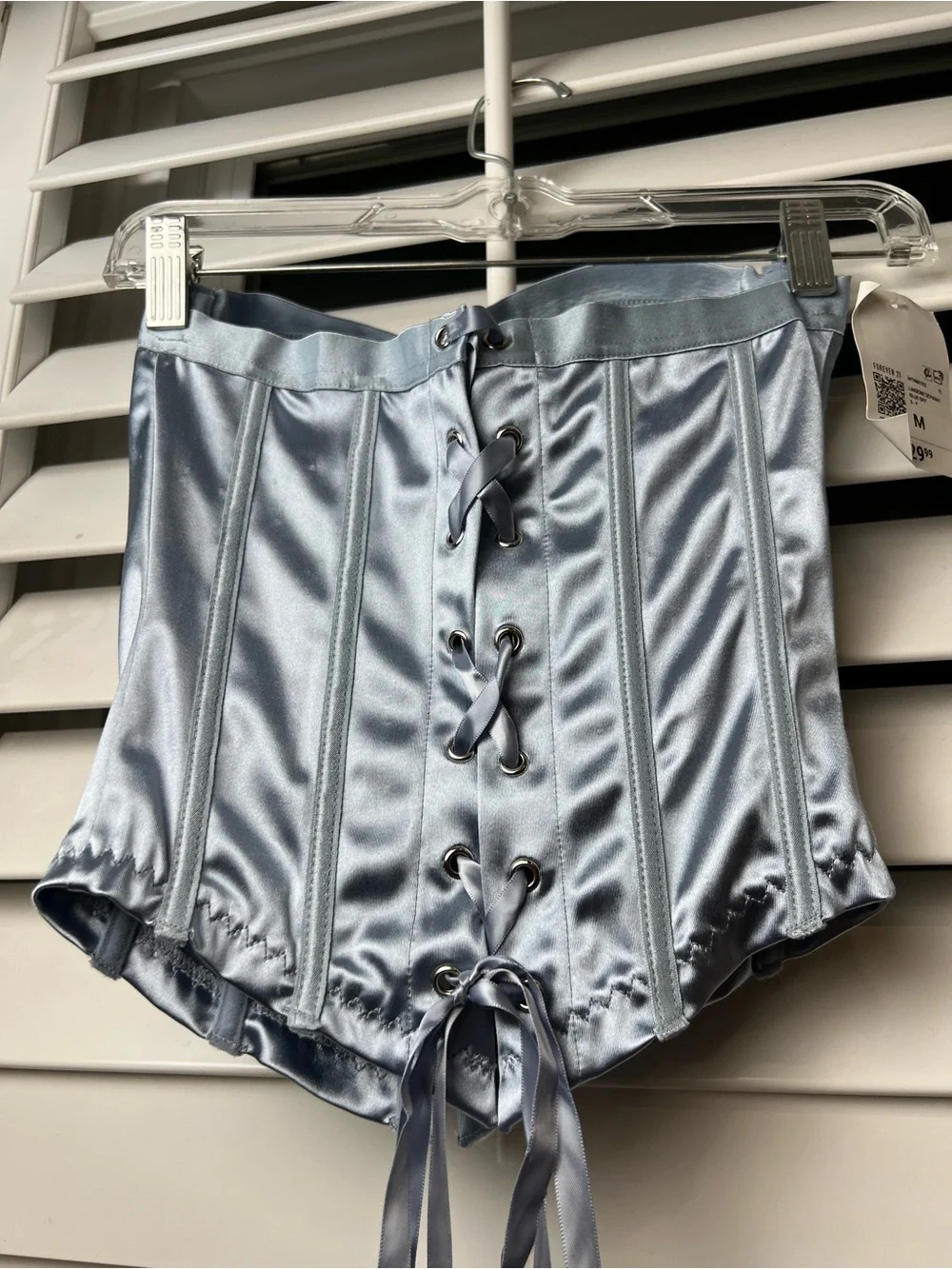 Forever 21 satin corset
